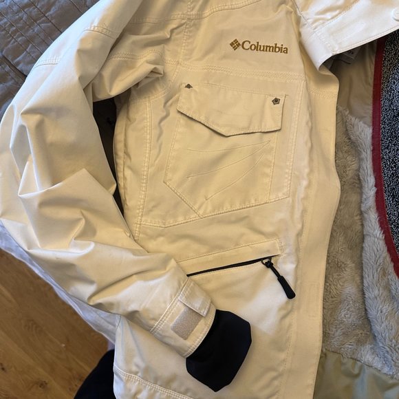 Columbia Ski Jacket Cream Women's small - Picture 7 of 7